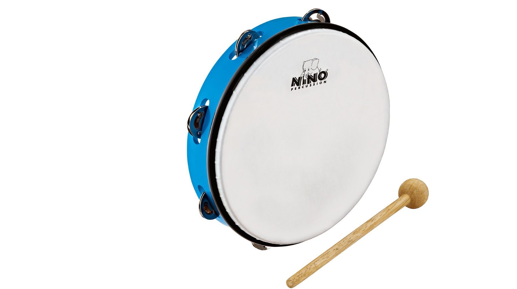 NINO24SB ABS Tambourine himmelblau 10"