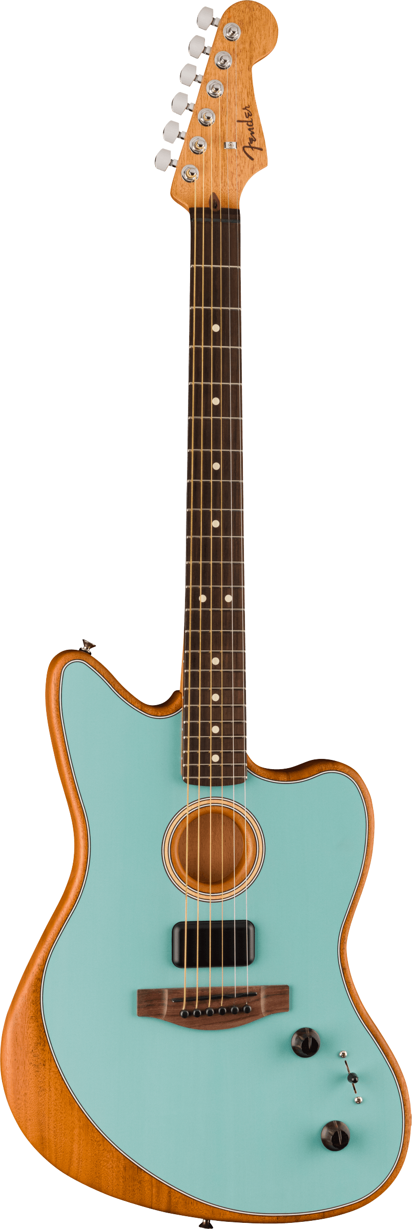 Acoustasonic Player Jazzmaster Ice Blue