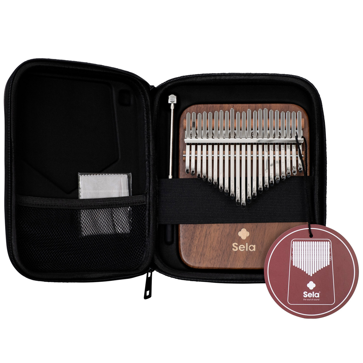 Kalimba 21 Black Walnut Solid