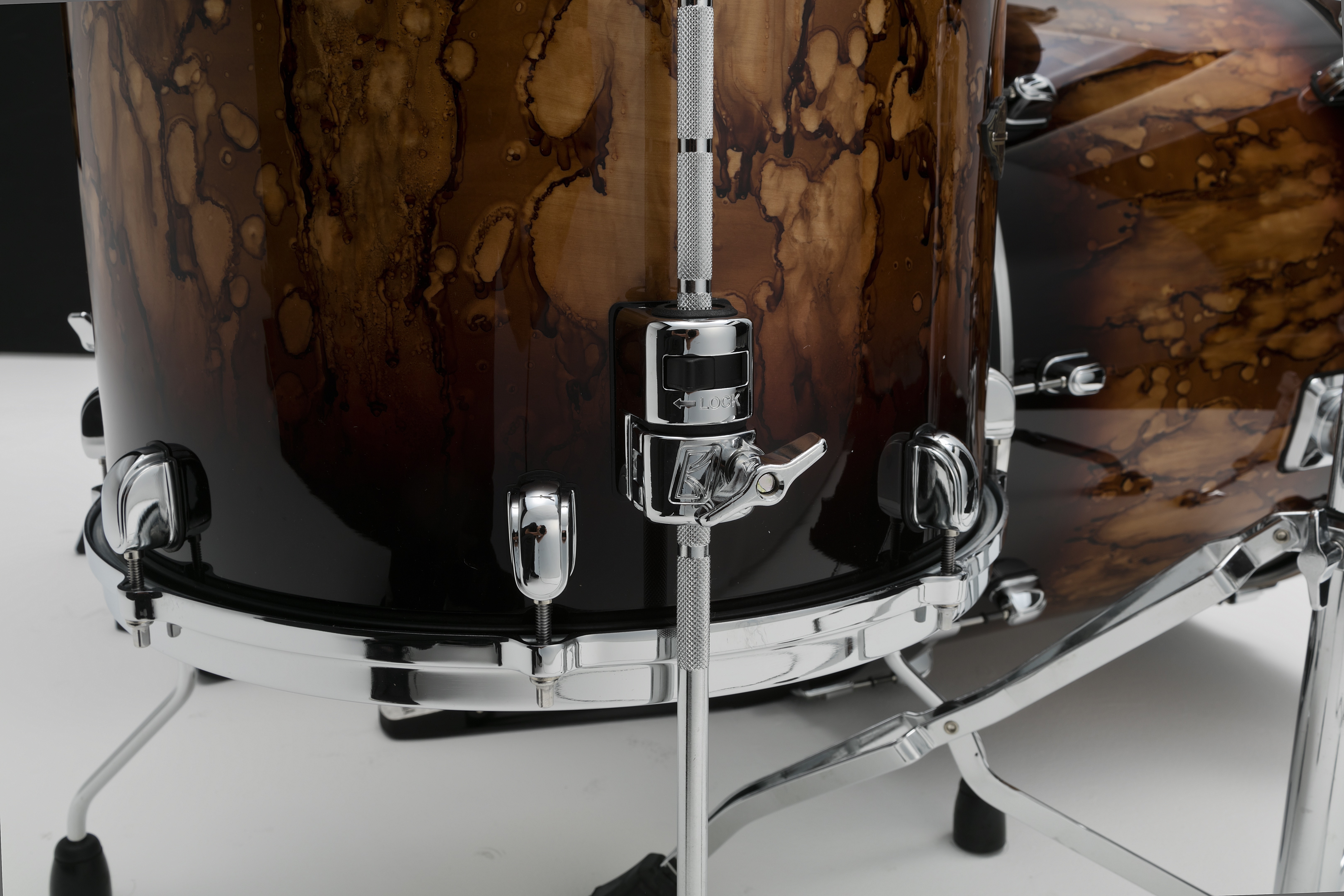 WBS42S-MBR Starclassic Lacquer Walnut/Birch Shell Kit 4 tlg. Molten Brown Burst/Chrom Hardwar