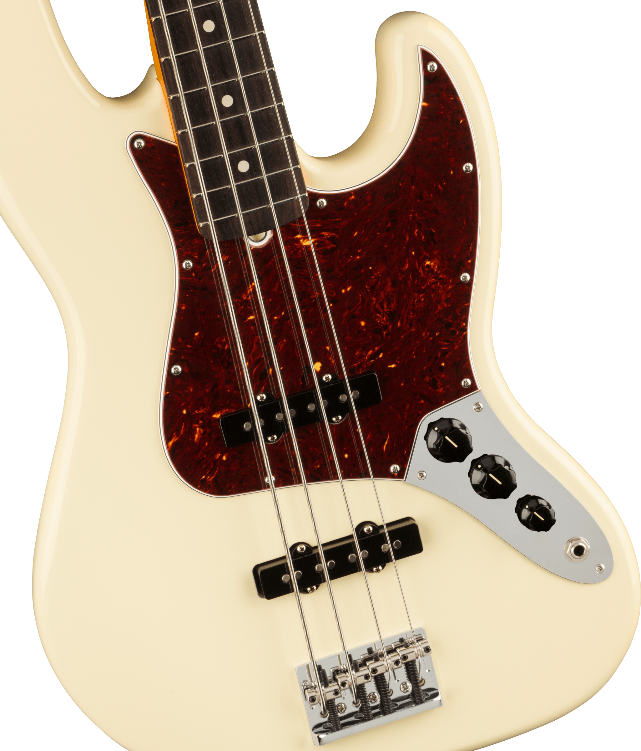 American Professional II Jazz Bass Rosewood Fingerboard, Olympic White