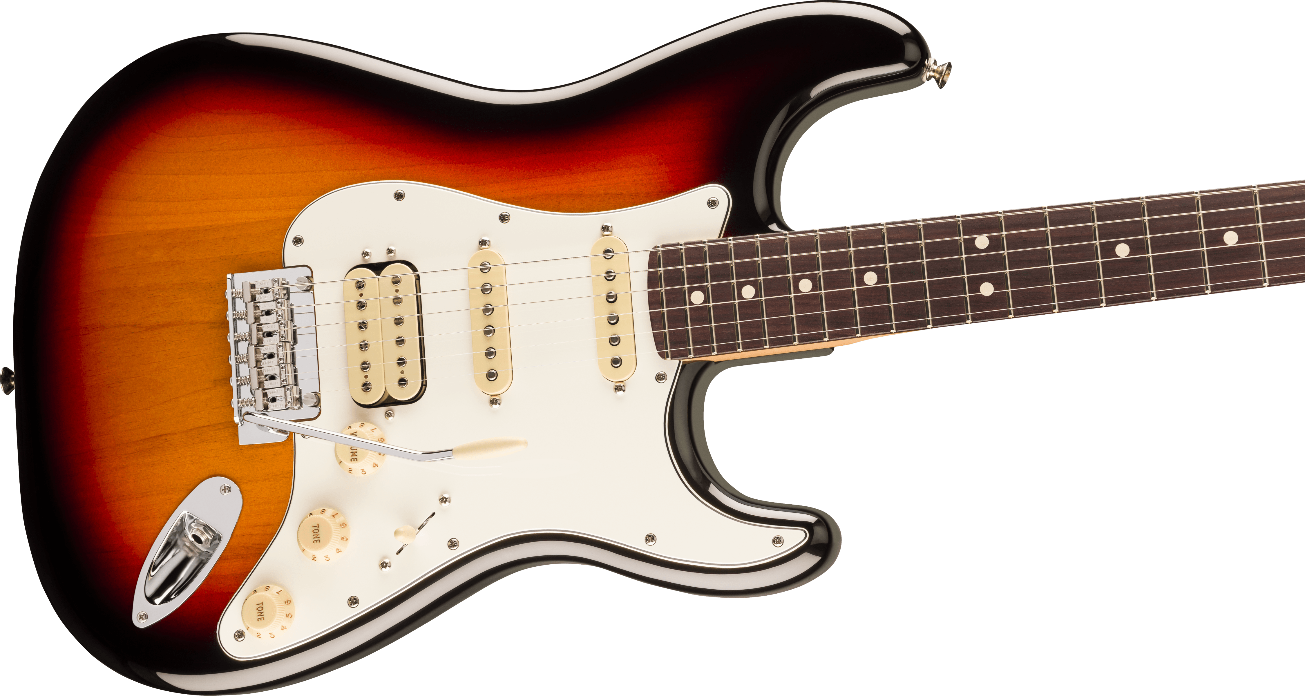 Player II Stratocaster HSS RW 3-Color Sunburst