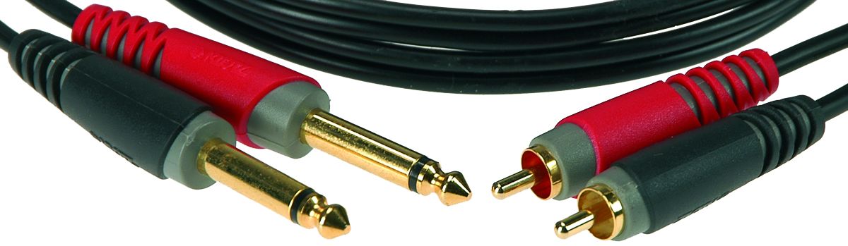 AT-CJ0300 Twin Kabel Klinke - Cinch (RCA) 3m