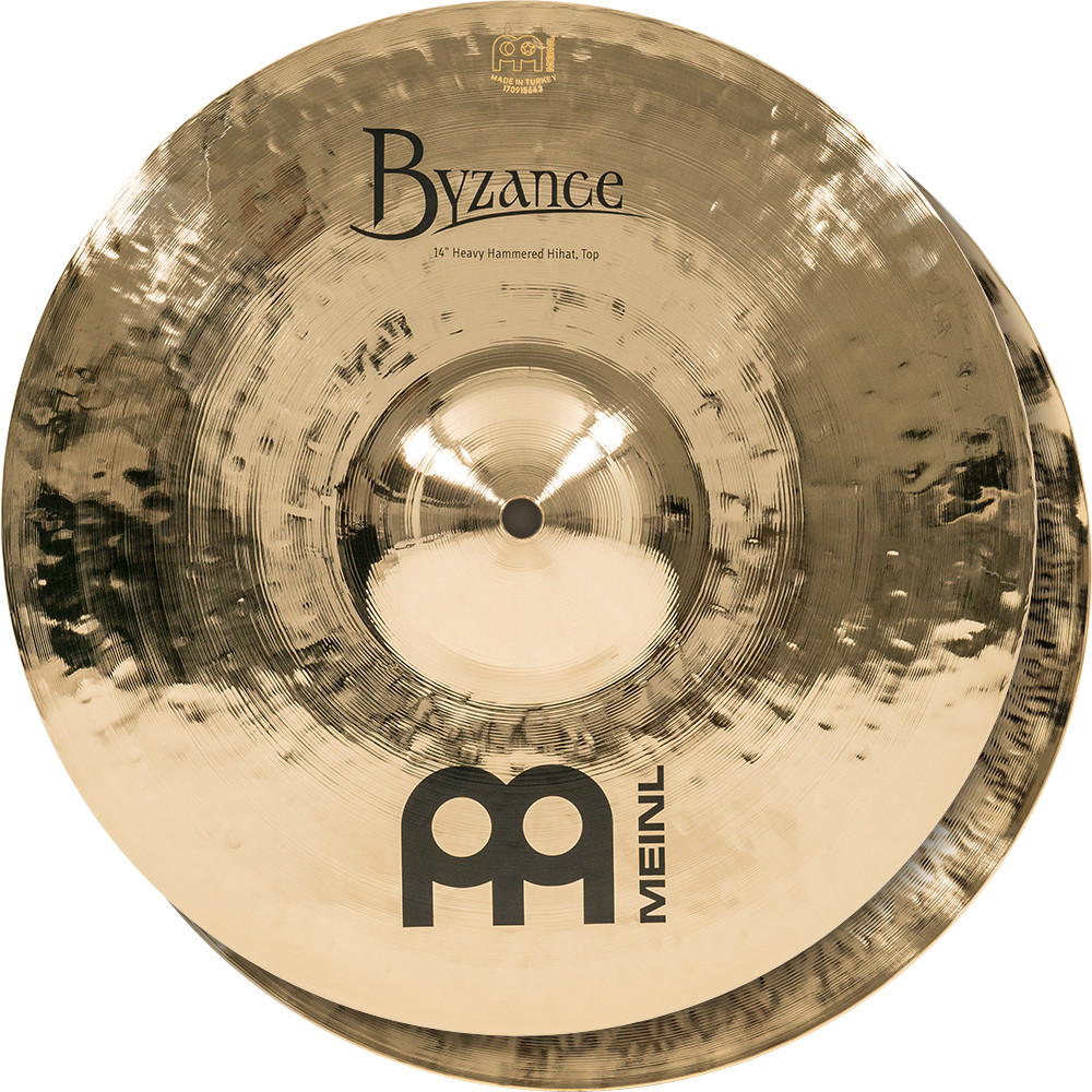 B14HHH-B Byzance Brilliant Heavy Hammered HiHat - 14"