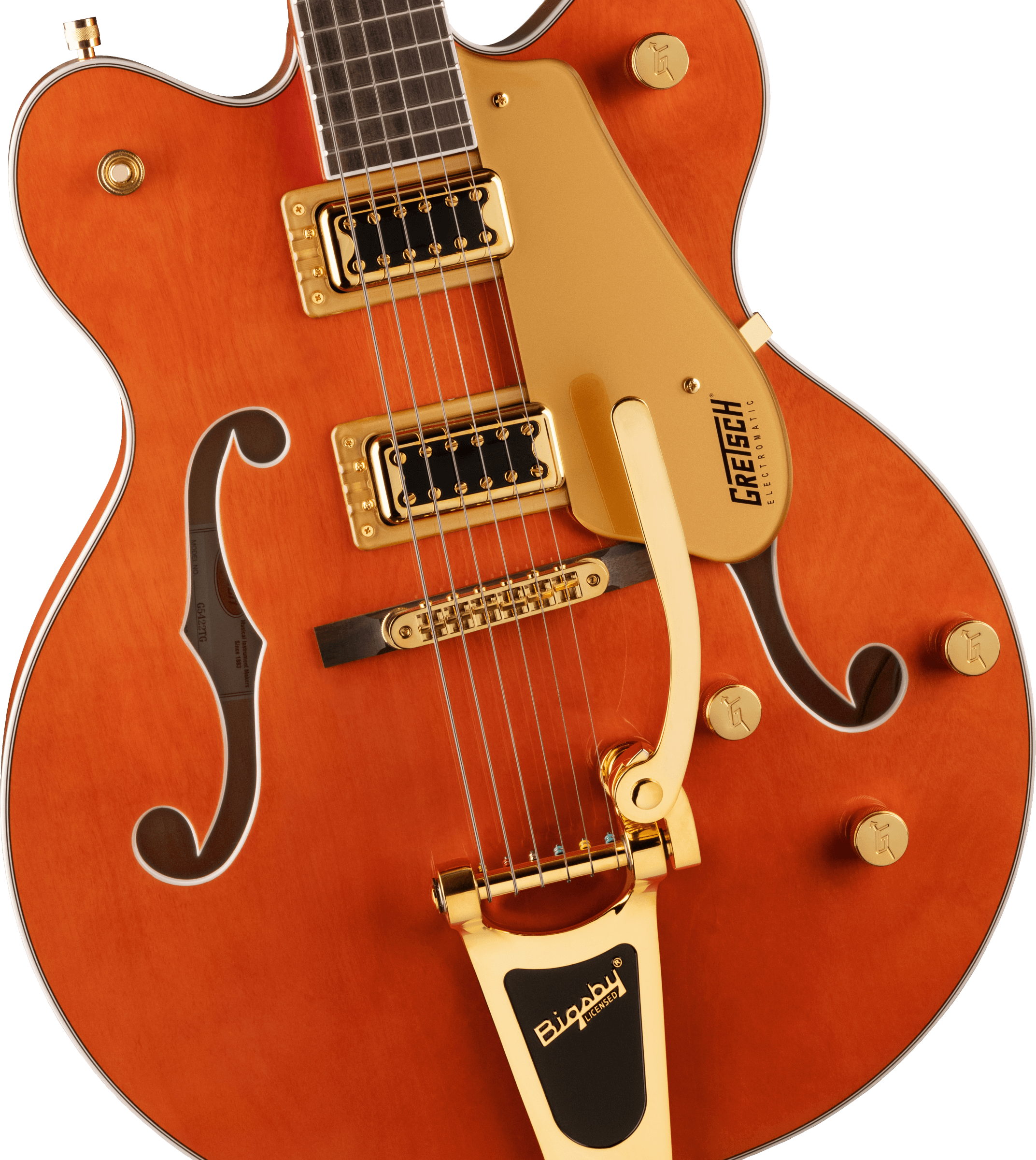 G5422TG Electromatic Classic Hollow Body Orange Stain, Bigsby