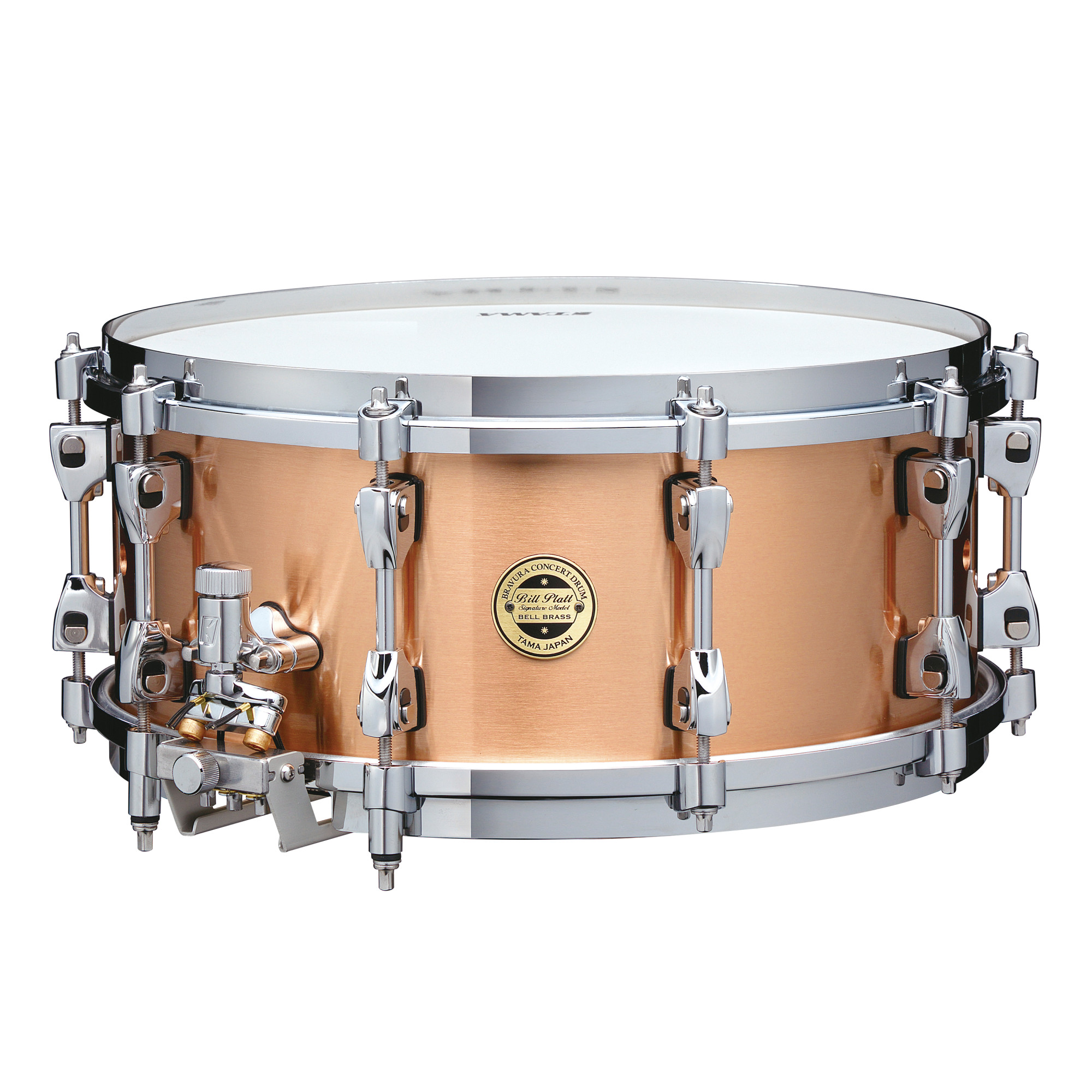 BP146 Bill Platt Signature Starphonic Concert Snare Drum - 14" x 6" Chrom HW Bell Brass