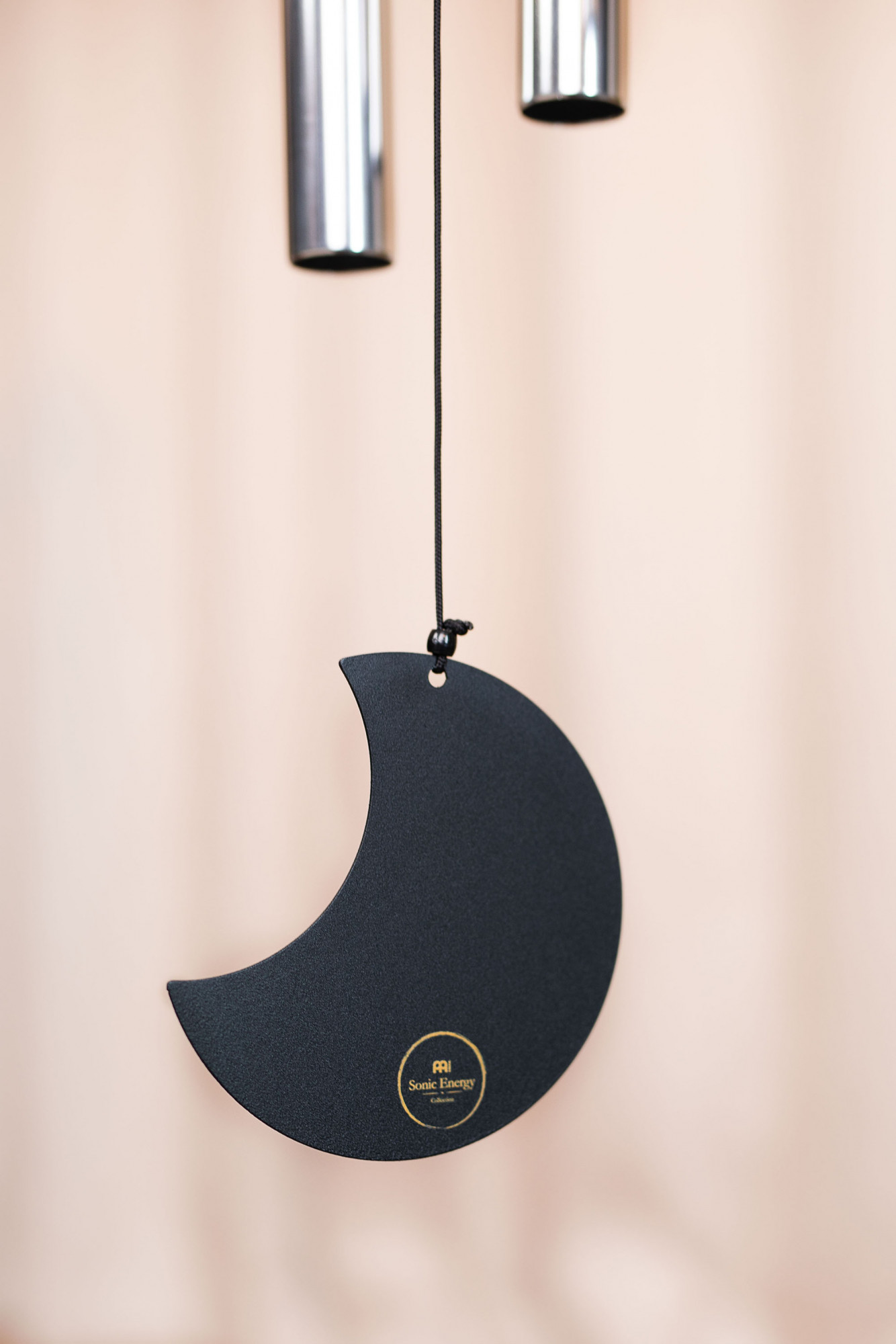 MMC44S Sonic Energy Moon Meditation Chime, 44" / 110 cm, 432 Hz, Runder Bogendeckel, Silber