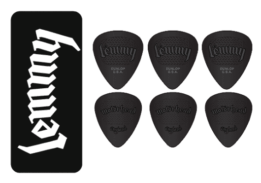 Motörhead Lemmy 1.14 Pick Tin 6 picks