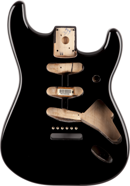 Classic Series 60's Stratocaster® SSS Alder Body Vintage Bridge Mount, Black