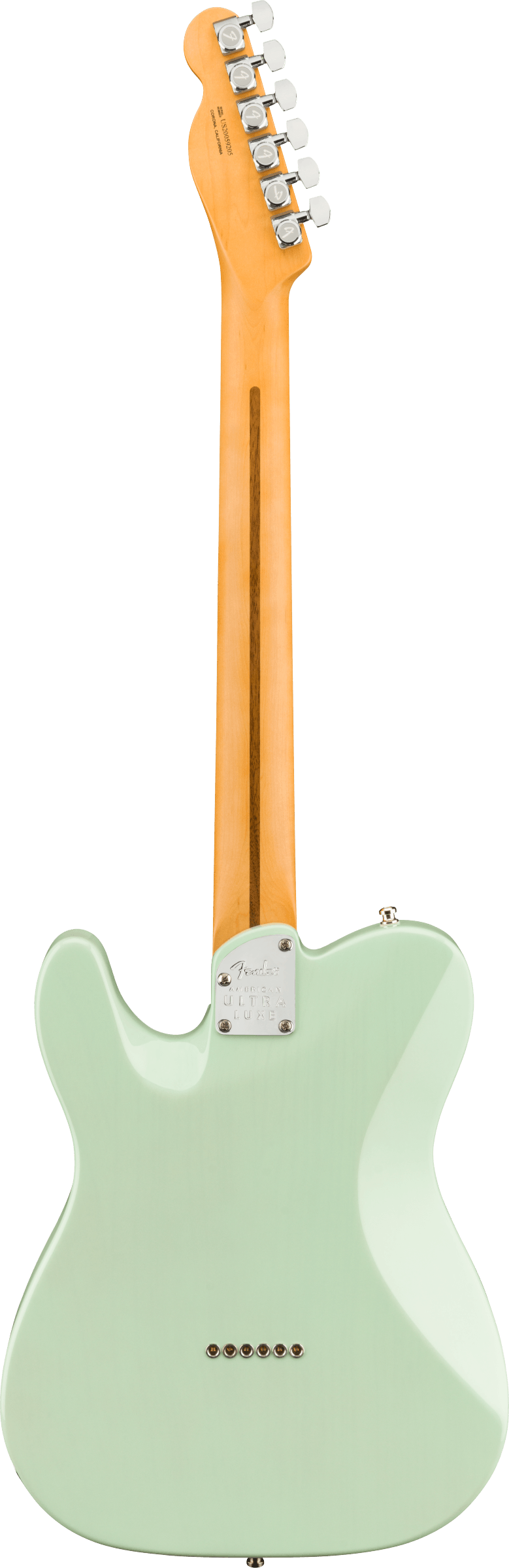 Ultra Luxe Telecaster Rosewood Fingerboard, Transparent Surf Green