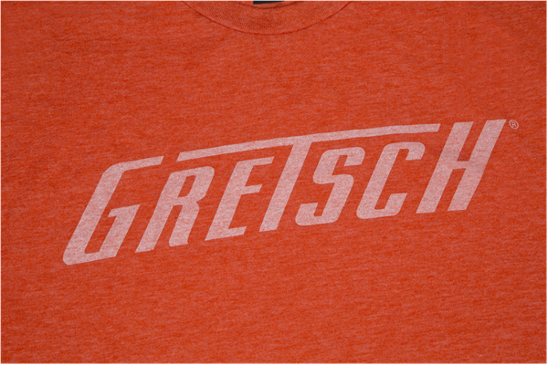 Gretsch® Logo T-Shirt Heather Orange Größe S