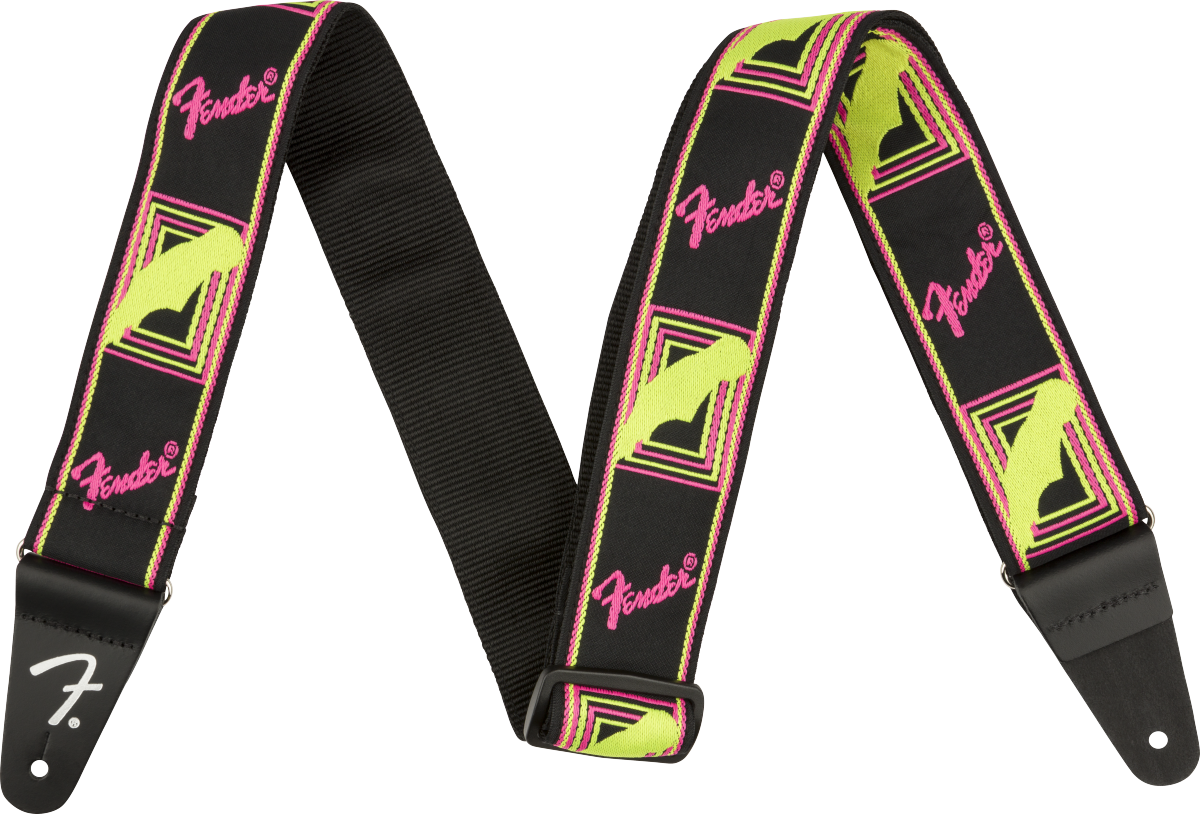 Neon Monogrammed Strap pink und yellow