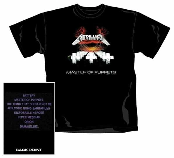 Metallica Master of Puppets T-Shirt XL