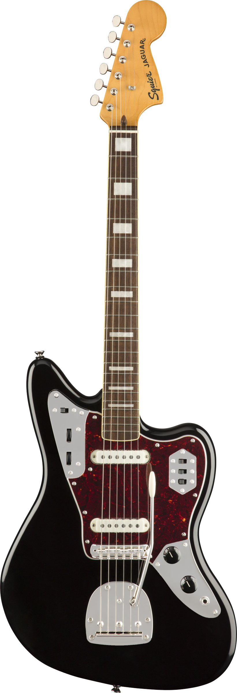 Classic Vibe '70s Jaguar Laurel Fingerboard, Black