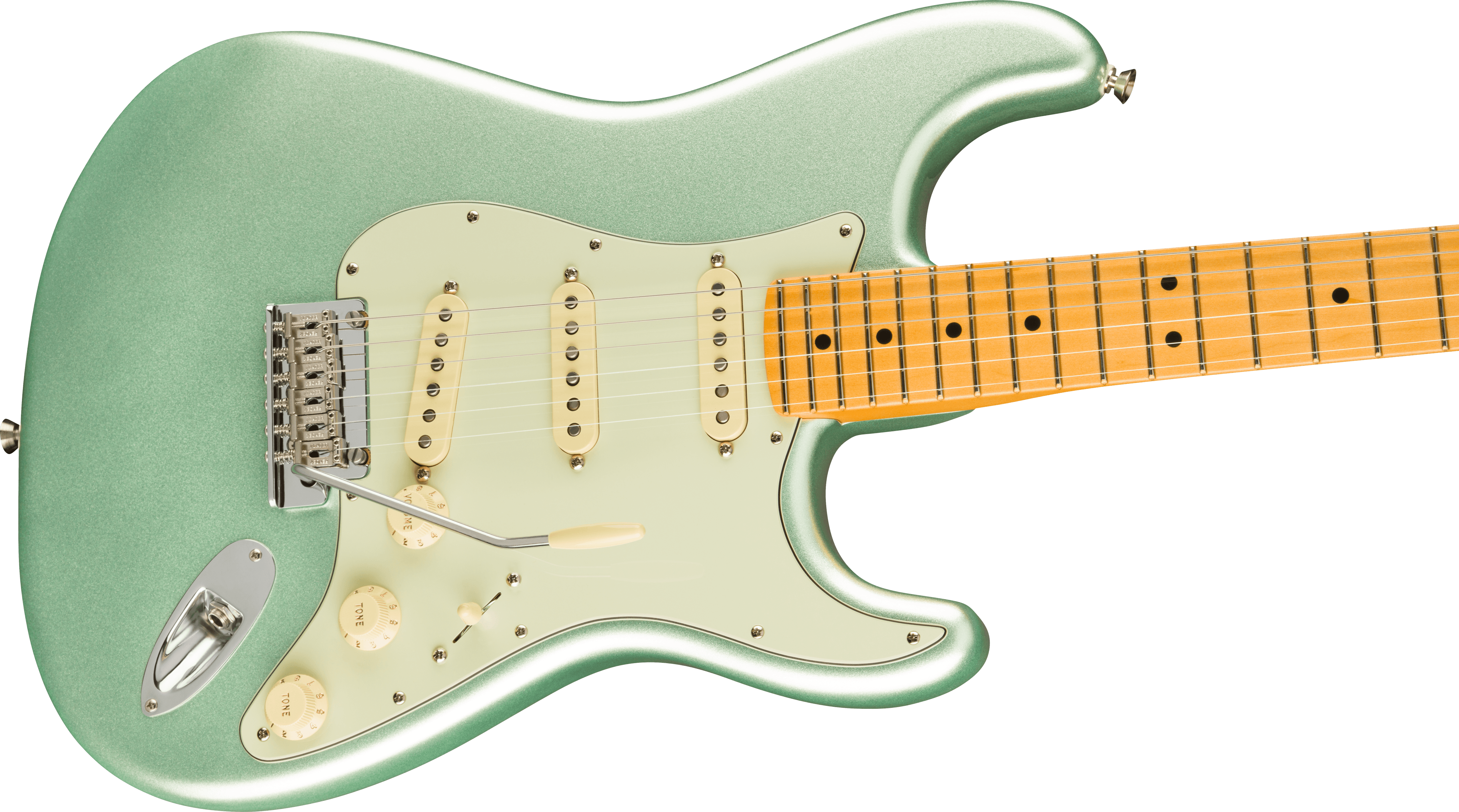 American Professional II Stratocaster Maple Fingerboard, Mystic Surf Green