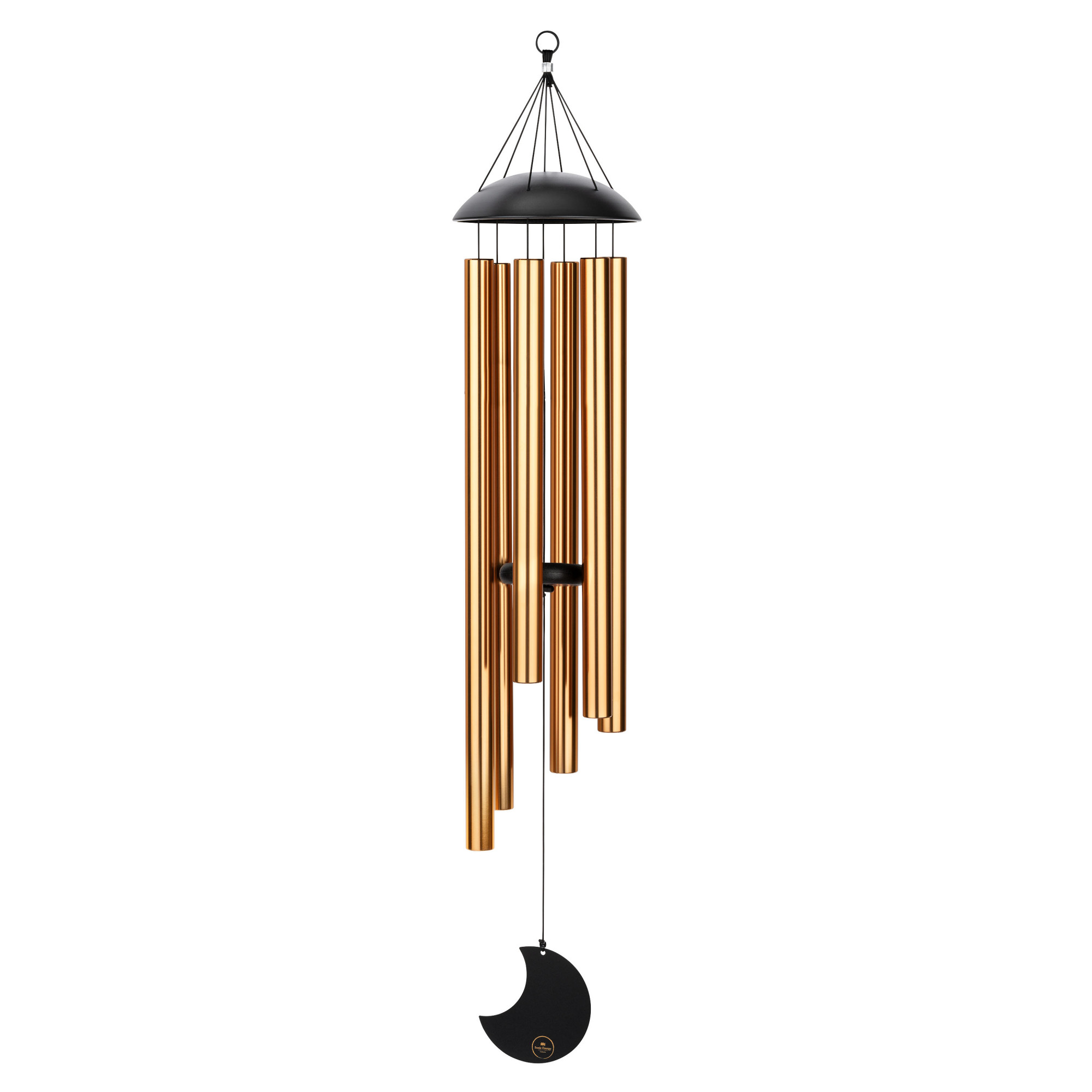 MMC44B Sonic Energy Moon Meditation Chime, 44" / 110 cm, 432 Hz, Runder Bogendeckel, Bronze