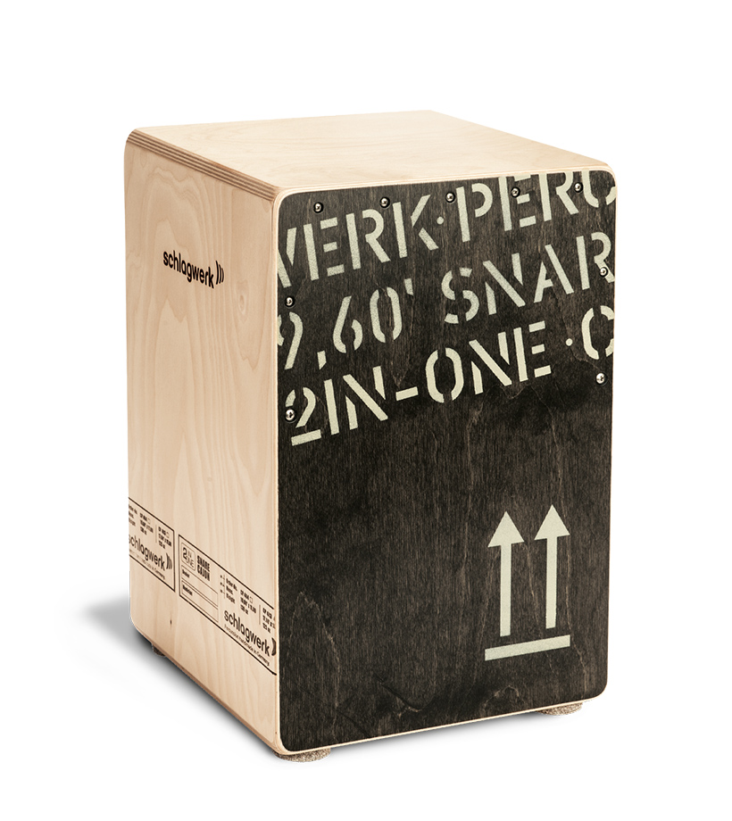 CP403BLK Cajon 2inOne Medium Black Edition