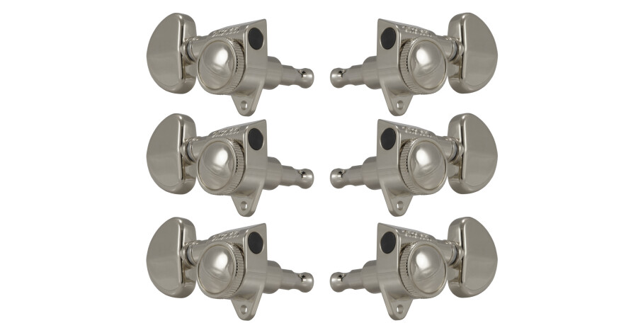 502N Roto-Grip Locking Rotomatics with Round Button 3 + 3 - Nickel