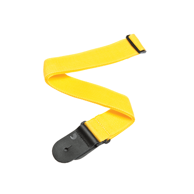 Polypropylene Guitar Strap , Yellow