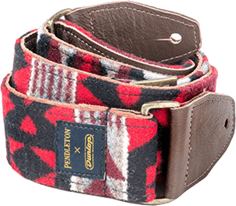 Gitarrengurt Pendleton Wool - La Paz Scarlet