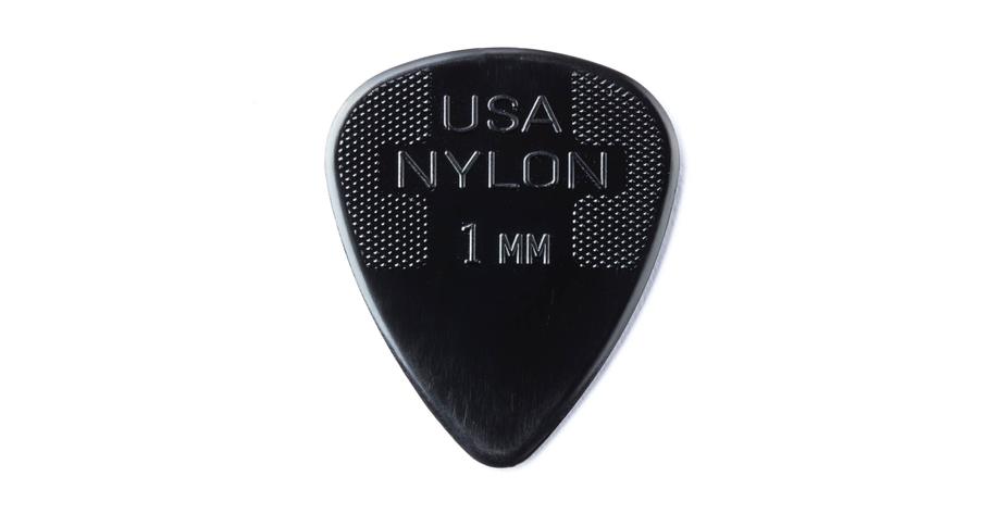 Nylon Standard Picks, Player's Pack 12 pcs., black, 1.00 mm