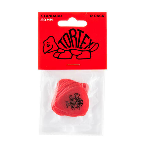 Tortex Standard Picks, Player's Pack, 12 pcs., red, 0.50 mm