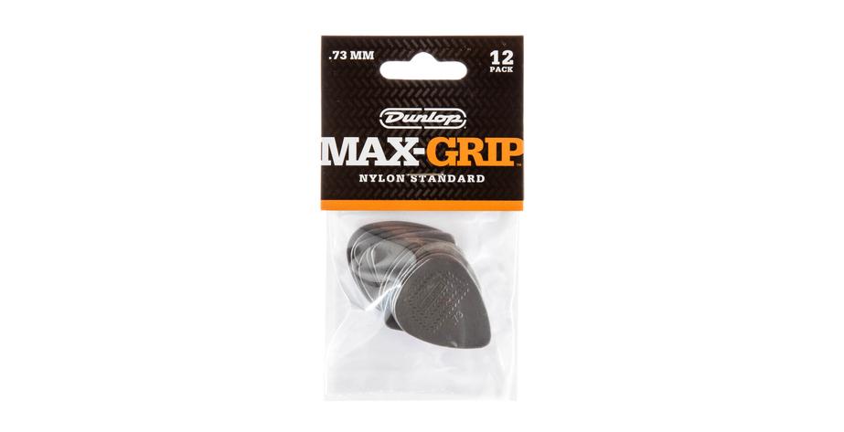 Nylon Max Grip Standard Picks, Player's Pack 12 pcs., light grey, 0.73 mm