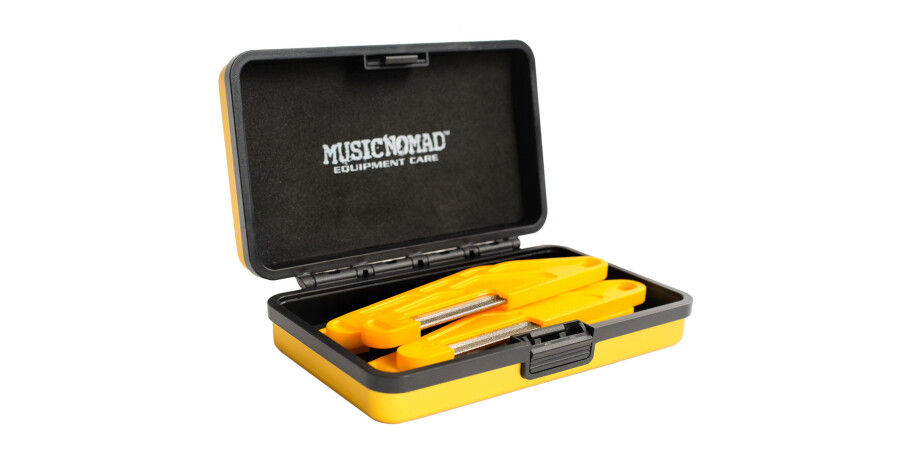 MusicNomad Diamond Coated Nut File Set, 6 pcs.