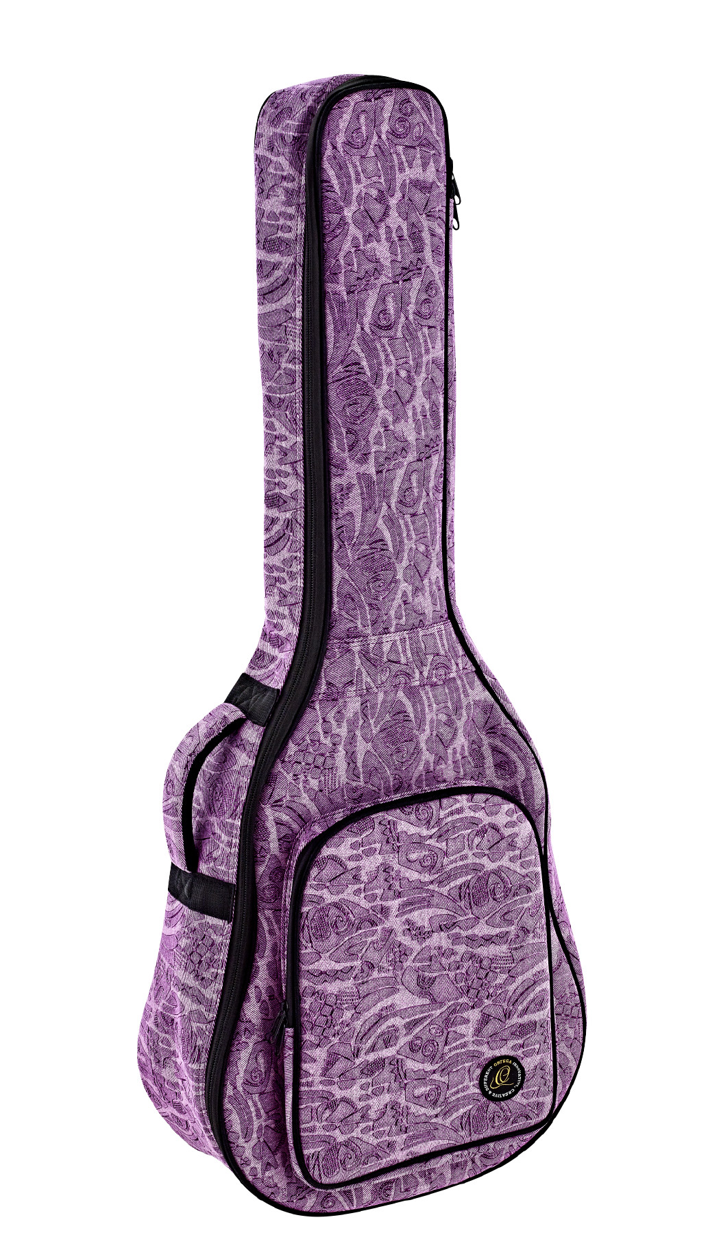 Gigbag f. 4/4 Gitarre Denim Look Purple