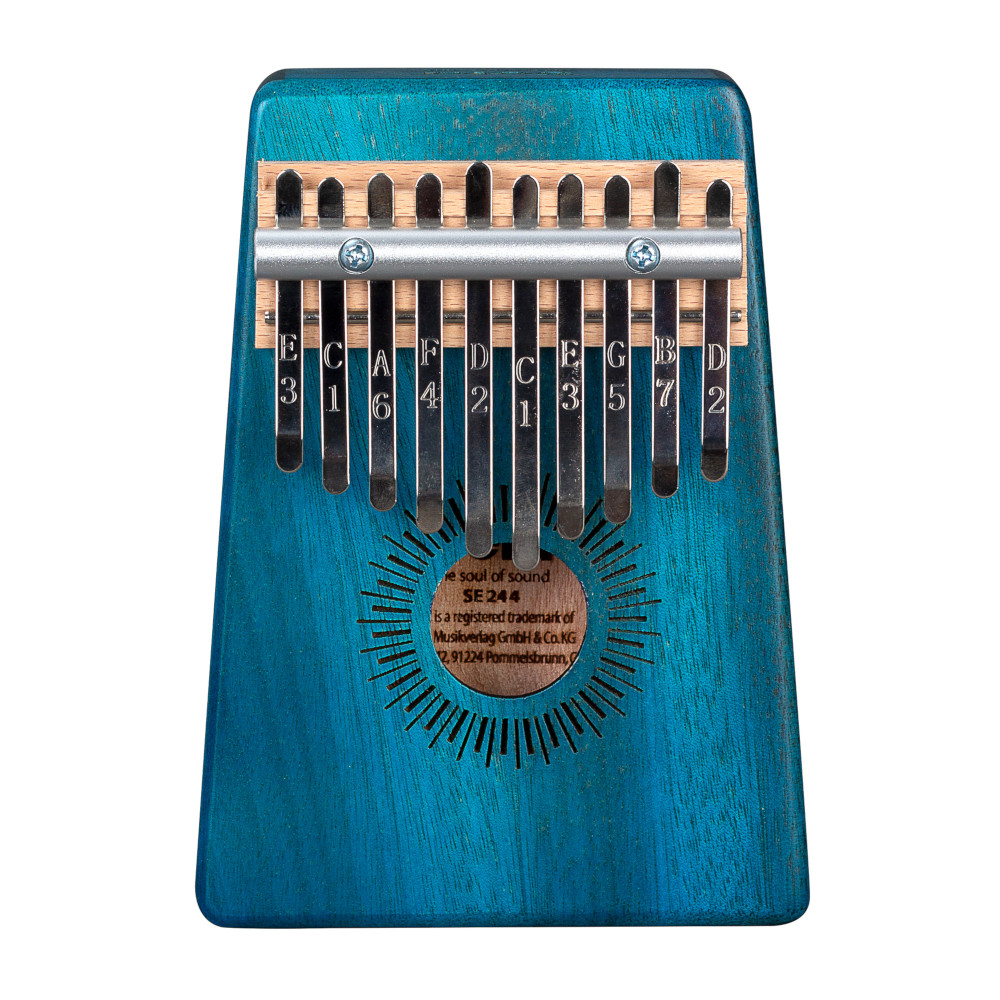 Kalimba Mahogany 10 Blue