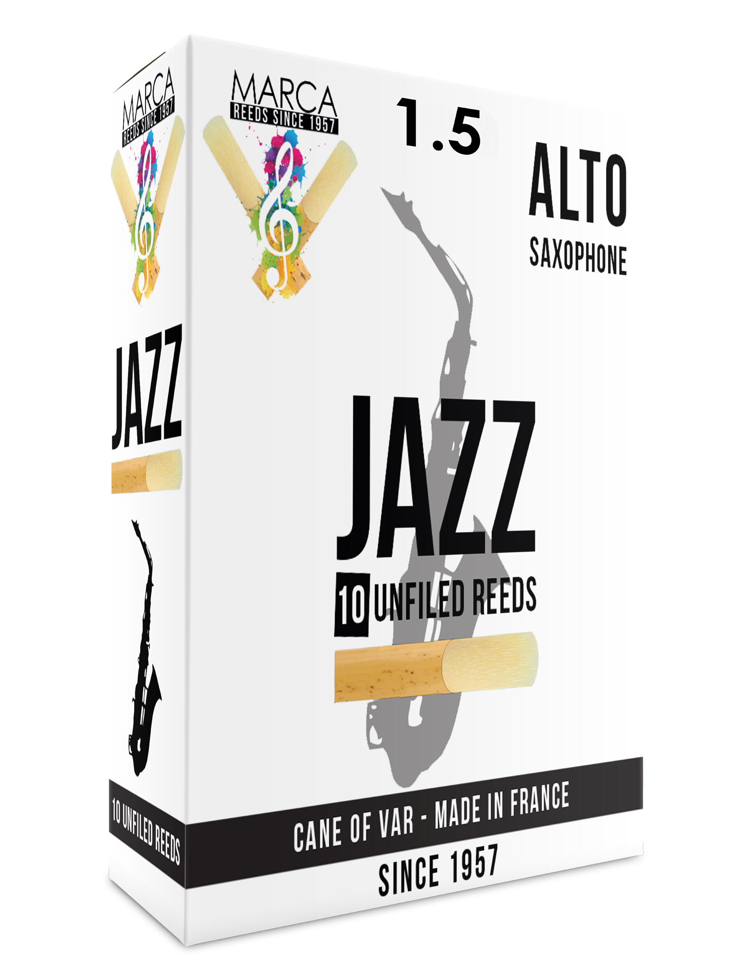 Jazz Unfiled Altsaxophon 1,5 10er Packung