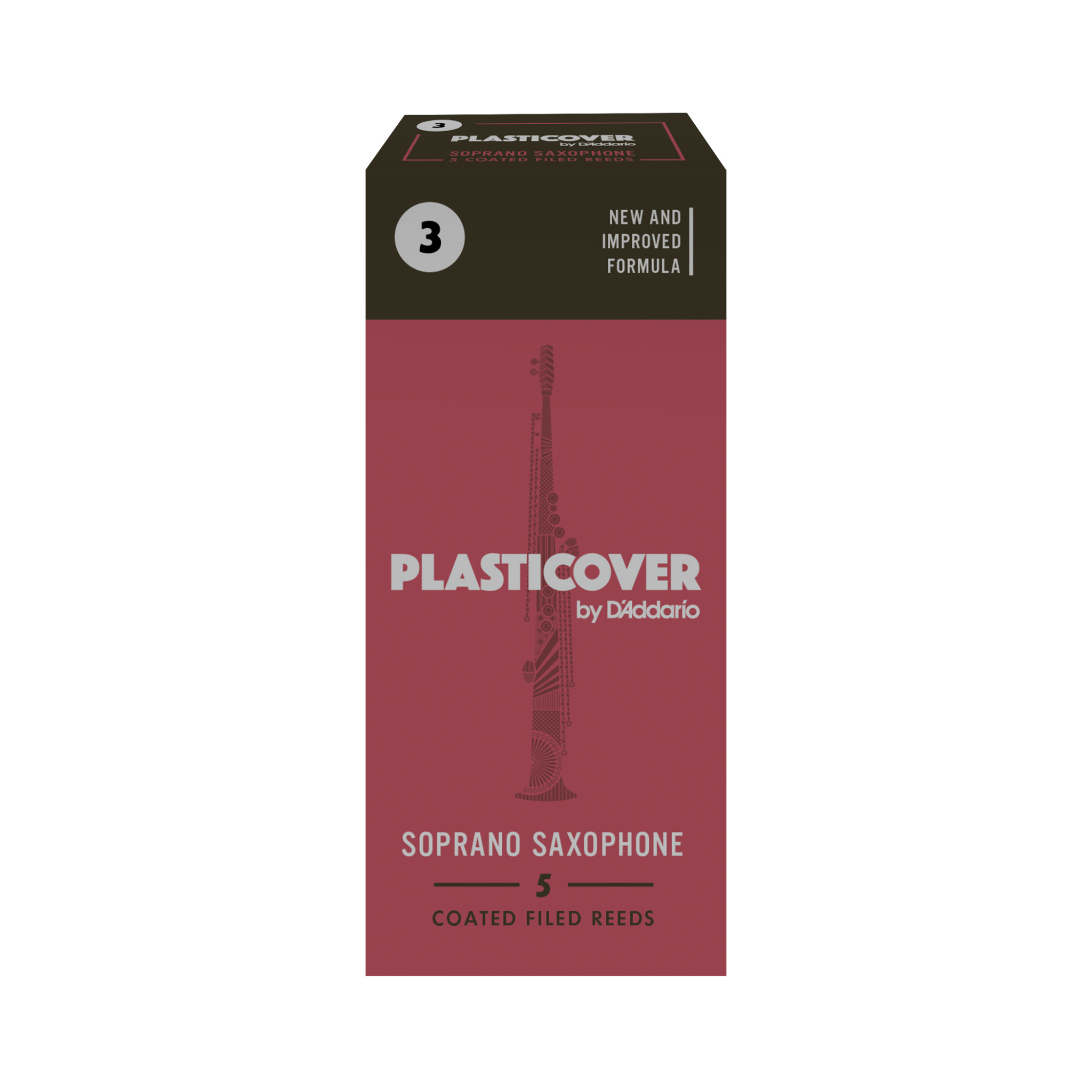 Plasticover Sopransaxophonblätter 3,0 5er Packung