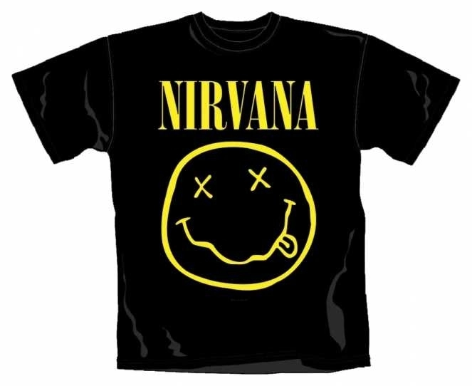 Nirvana T-Shirt Happy Logo XL