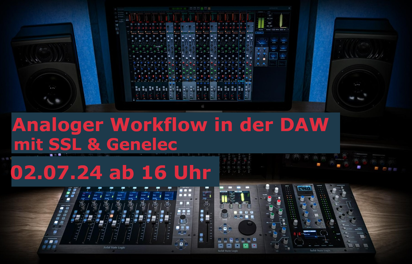 Workshop - Analoger Workflow in der DAW