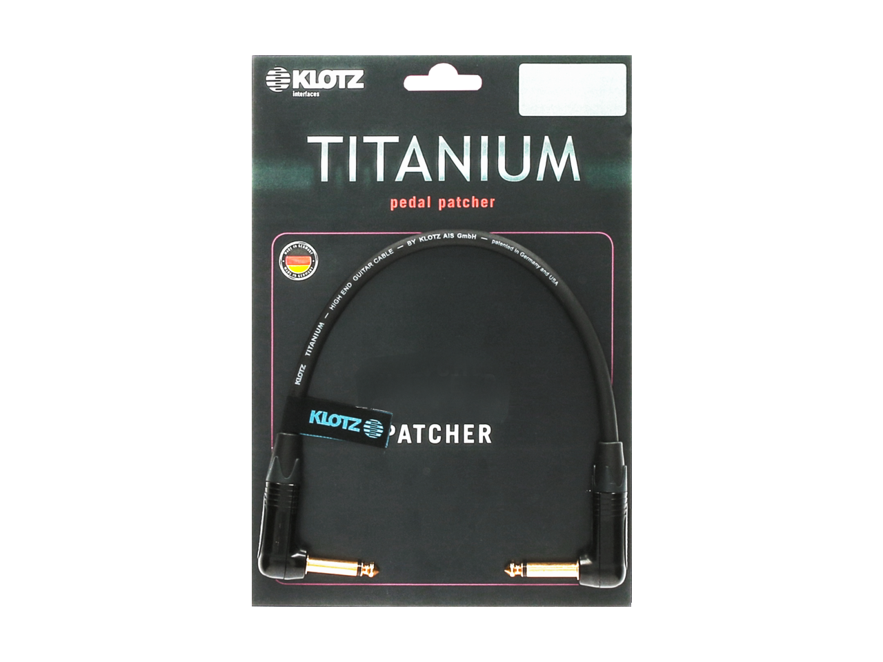 TITANIUM patch kabel 0.9 m