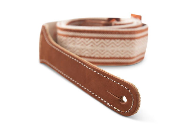 Academy Strap White/Brown 4003-20