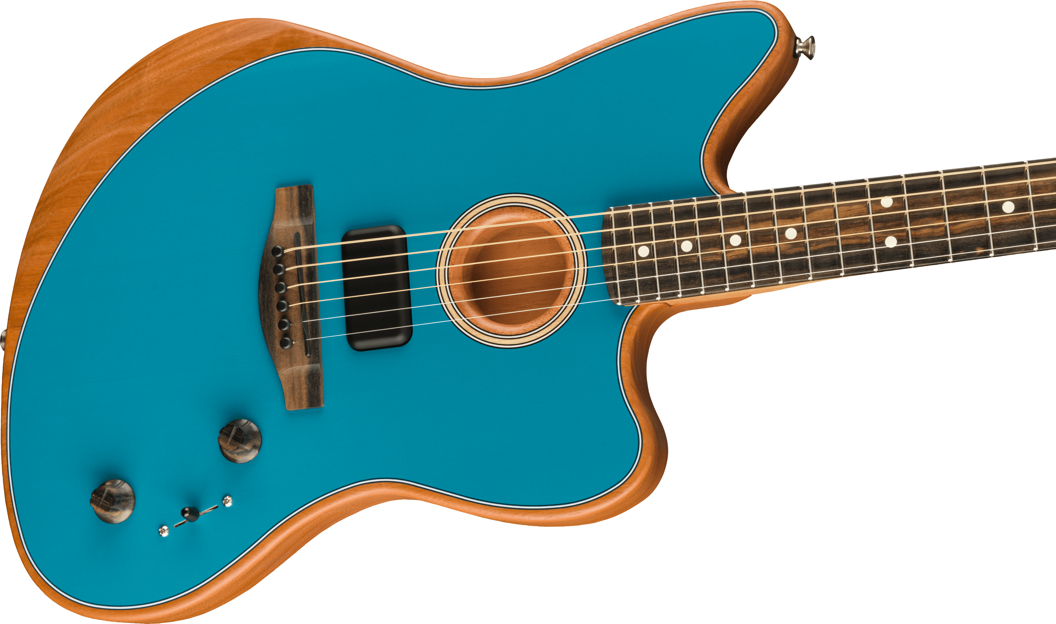 Acoustasonic Jazzmaster Ocean Turquoise