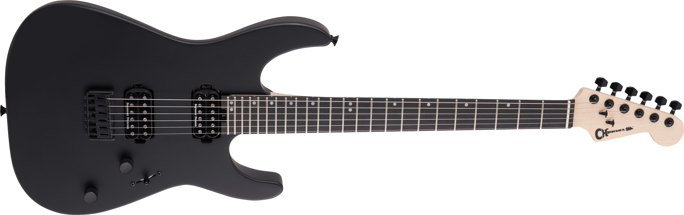 Pro-Mod DK24 HH HT E Ebony Fingerboard, Satin Black