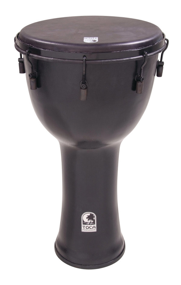 Freestyle Djembe 14'' Black Mamba Mec.Tuned