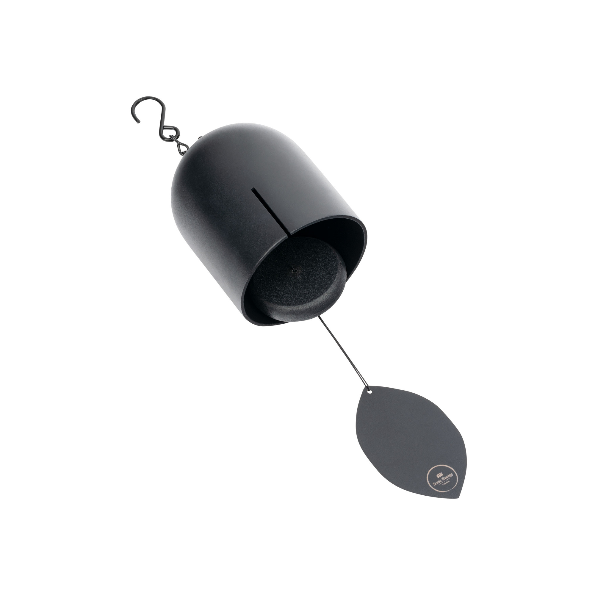 HIB18BK Sonic Energy Hanging Iron Bell, 18" / 45 cm, Black