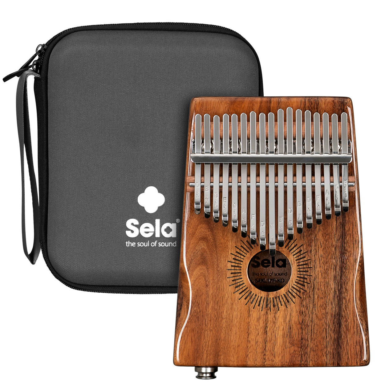 Kalimba 17 Koa Hollow with Pickup