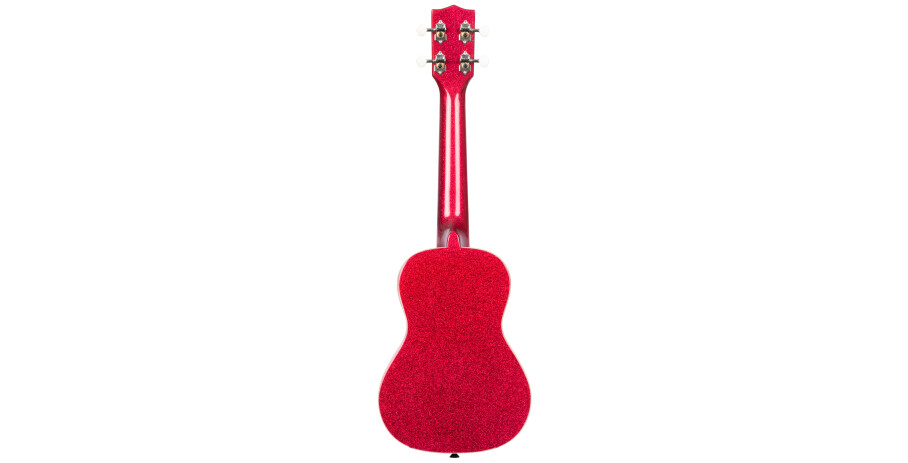 Sparkle Series Ritsy Red Concert Ukulele with Bag (UB-C)