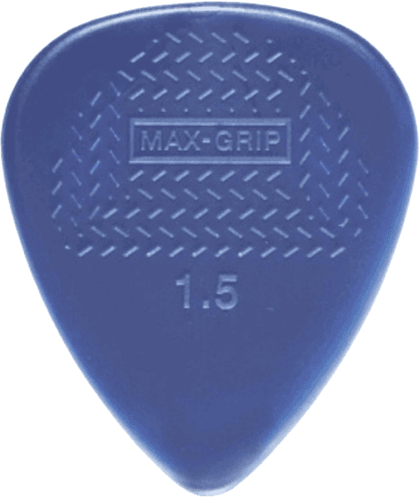 Dunlop Nylon Max Grip Standard Picks, Player's Pack, 12 pcs., blue, 1.50 mm