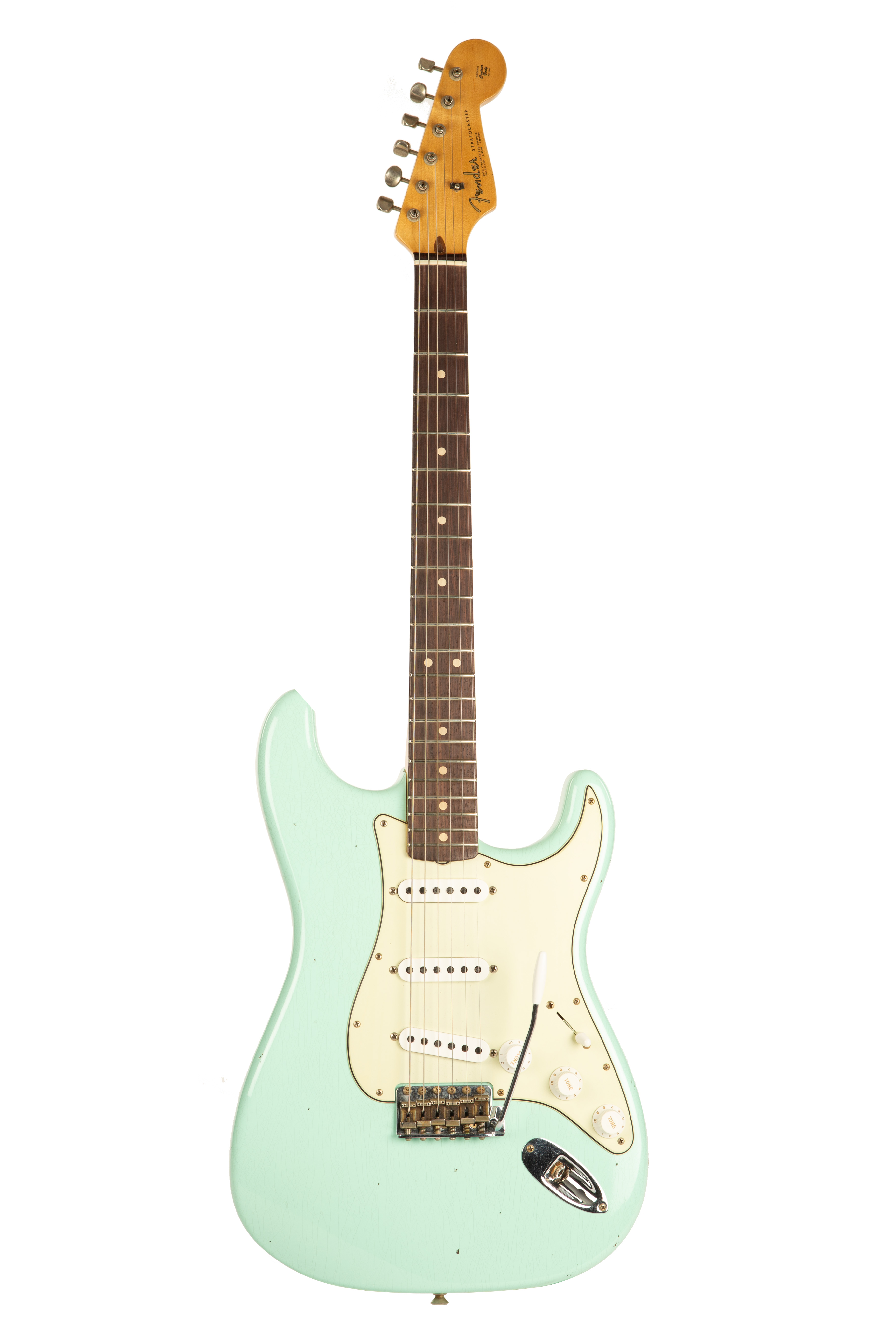 63 Strat Journeyman Relic Surf Green