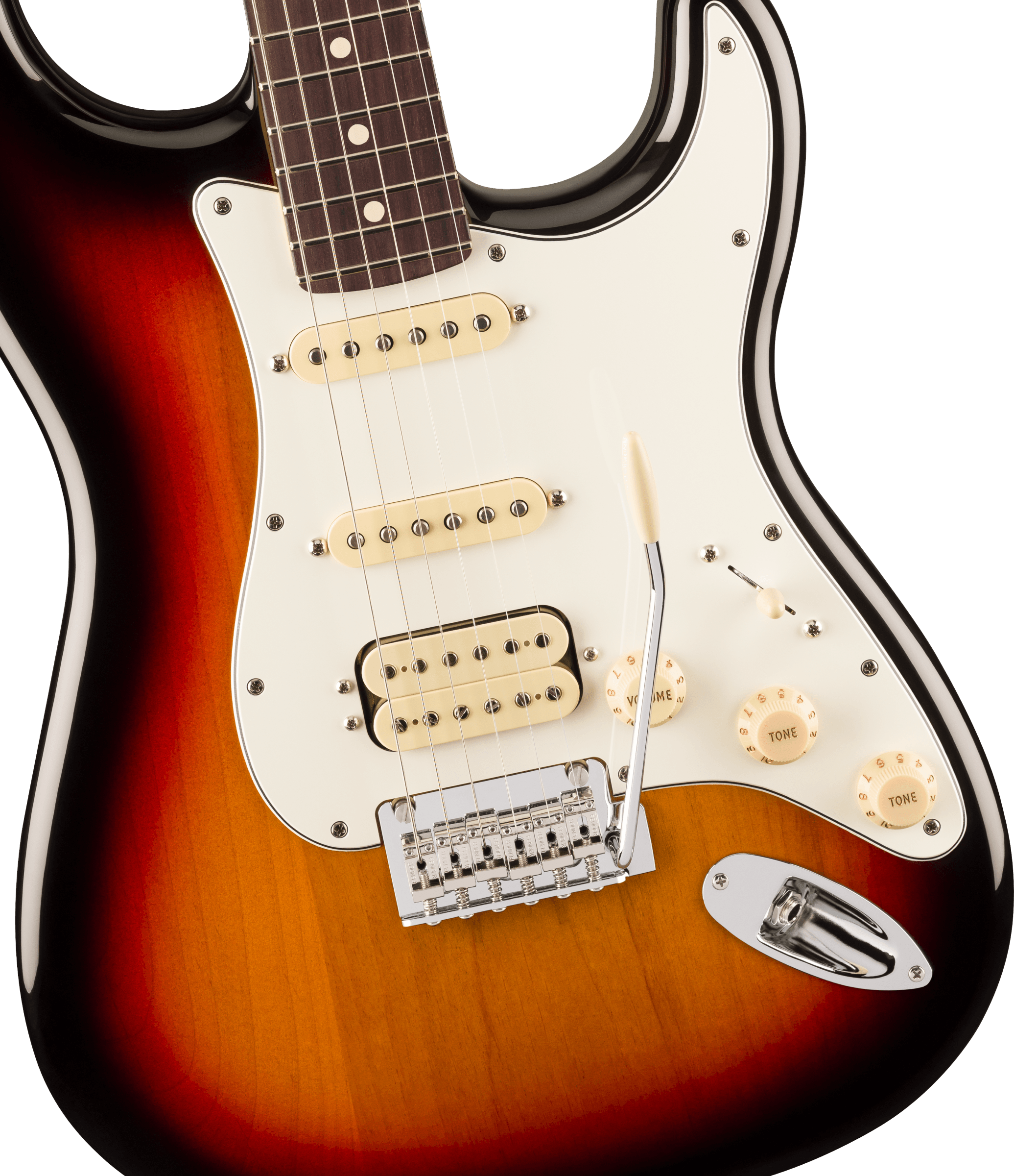 Player II Stratocaster HSS RW 3-Color Sunburst