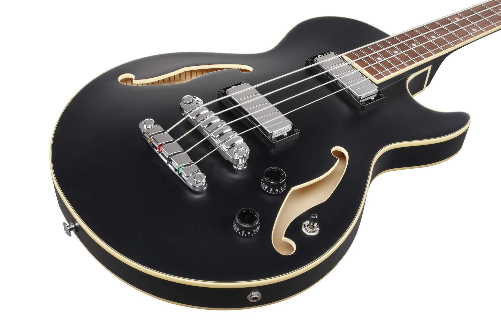 Artcore Semi-hollow 4 String - Black Flat