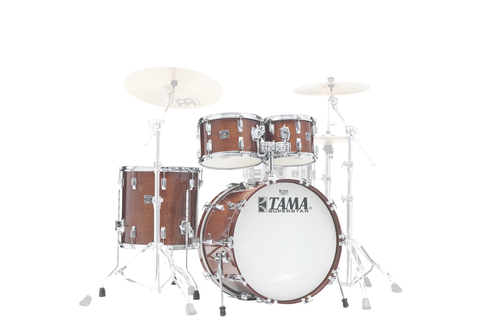 SU42RS-SMH Superstar Limited Reissue 50th Anniversary Shell Kit 4 pcs - Super Mahogany/Chrome HW