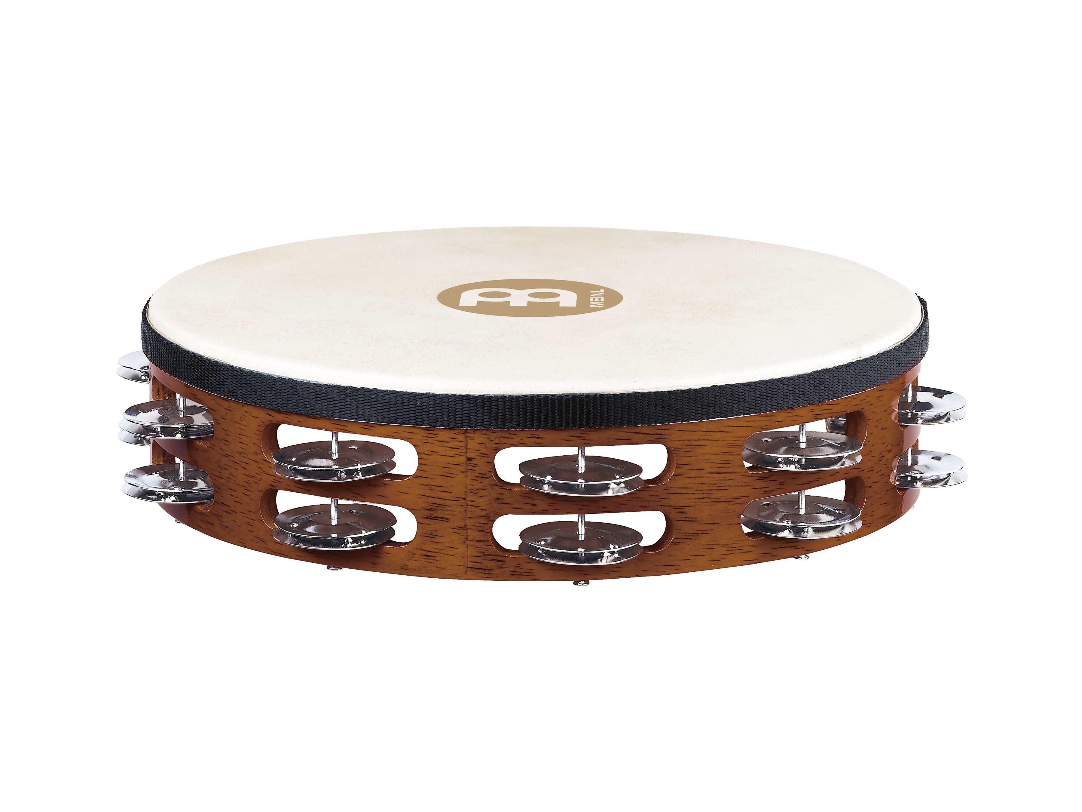 TAH2AB Headed Tambourine - 10"/ 2-reihig