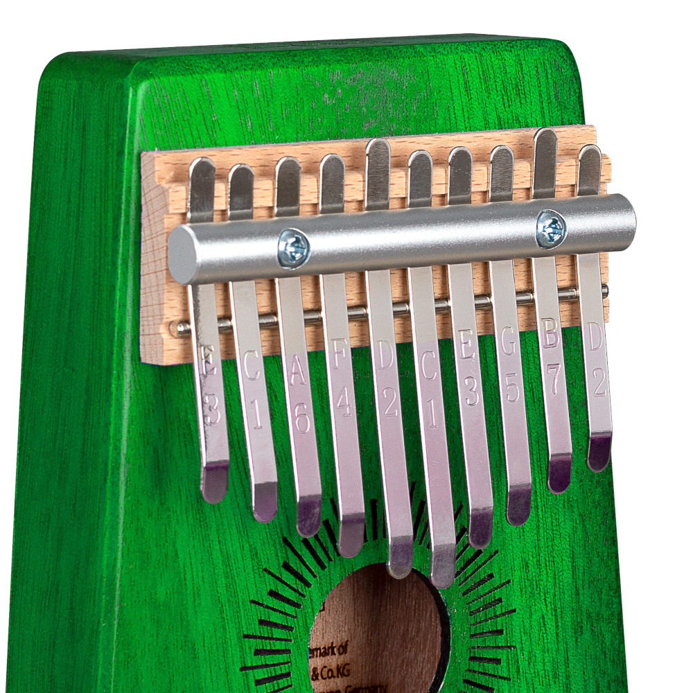 Kalimba Mahogany 10 Green