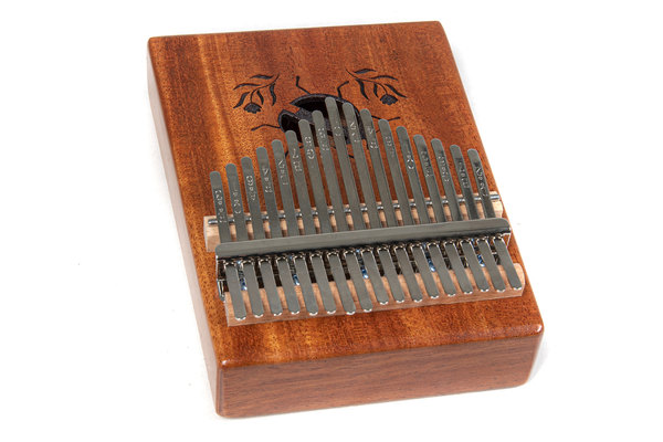 Kalimba 17 keys beetle mahogany matte natural incl. Case